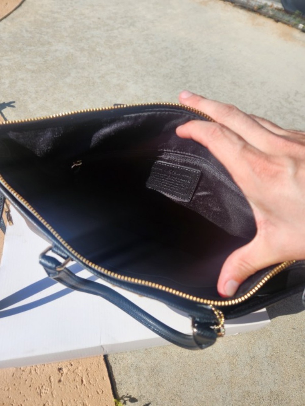 COACH MORGAN SIG SATCHEL HANDBAG F34617 - Picture 6 of 9